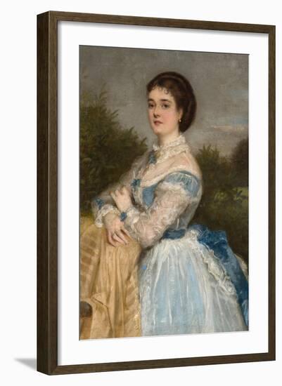 Portrait of a Lady-Charles Wynne Nicholls-Framed Giclee Print