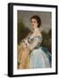 Portrait of a Lady-Charles Wynne Nicholls-Framed Giclee Print