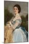 Portrait of a Lady-Charles Wynne Nicholls-Mounted Giclee Print