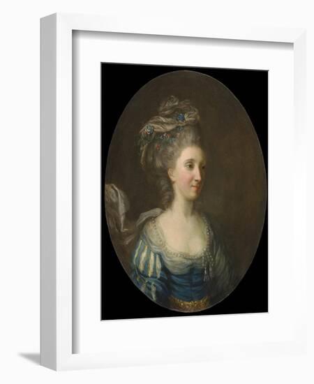 Portrait of a Lady-Thomas Hickey-Framed Giclee Print