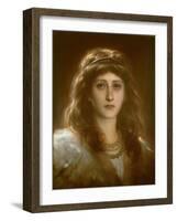 Portrait of a Lady-Frank Bernard Dicksee-Framed Giclee Print