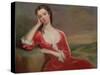 Portrait of a Lady-Charles Jervas-Stretched Canvas