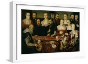 Portrait of a Large Family-Cesare Vecellio-Framed Giclee Print