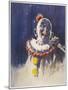 Portrait of a Laughing Clown in His Full Costume at Bertram Mills Circus-Gilbert Holiday-Mounted Art Print