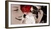 Portrait of a Laughing Woman with Roses-Alaya Gadeh-Framed Photographic Print