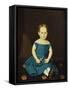 Portrait of a Little Girl-Dirk Van Erp-Framed Stretched Canvas