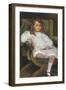 Portrait of a Little Girl-Charles Goldsborough Anderson-Framed Giclee Print