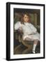 Portrait of a Little Girl-Charles Goldsborough Anderson-Framed Giclee Print