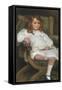 Portrait of a Little Girl-Charles Goldsborough Anderson-Framed Stretched Canvas