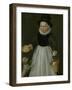 Portrait of a Little Girl,-Jacob Willemsz Delff I-Framed Art Print