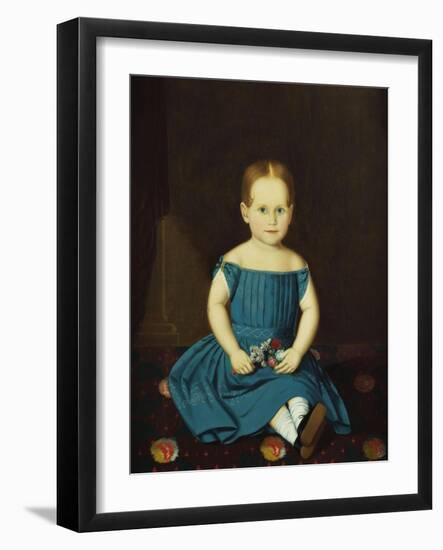 Portrait of a Little Girl-Dirk Van Erp-Framed Giclee Print