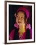 Portrait of a 'Long Necked' Padaung Tribe Girl, Mae Hong Son Province, Northern Thailand, Asia-Gavin Hellier-Framed Photographic Print