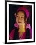 Portrait of a 'Long Necked' Padaung Tribe Girl, Mae Hong Son Province, Northern Thailand, Asia-Gavin Hellier-Framed Photographic Print