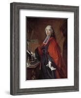 Portrait of a Magistrate by Louis Tocque-null-Framed Giclee Print