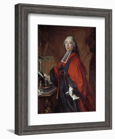 Portrait of a Magistrate by Louis Tocque-null-Framed Giclee Print