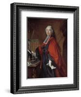 Portrait of a Magistrate by Louis Tocque-null-Framed Giclee Print