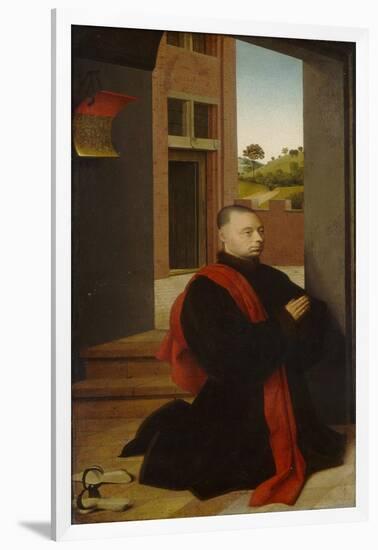 Portrait of a Male Donor, c.1455-Petrus Christus-Framed Giclee Print