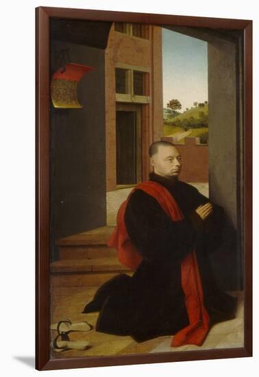 Portrait of a Male Donor, c.1455-Petrus Christus-Framed Giclee Print