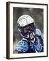 Portrait of a Male Motorcycle Racer-null-Framed Photographic Print