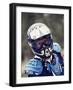 Portrait of a Male Motorcycle Racer-null-Framed Photographic Print