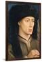 Portrait of a Man, 1430 (Oil on Panel)-Rogier van der Weyden-Framed Giclee Print