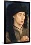 Portrait of a Man, 1430 (Oil on Panel)-Rogier van der Weyden-Framed Giclee Print
