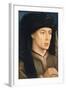 Portrait of a Man, 1430 (Oil on Panel)-Rogier van der Weyden-Framed Giclee Print