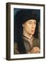 Portrait of a Man, 1430 (Oil on Panel)-Rogier van der Weyden-Framed Giclee Print