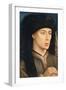 Portrait of a Man, 1430 (Oil on Panel)-Rogier van der Weyden-Framed Giclee Print