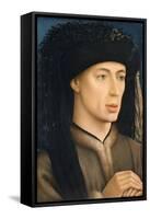 Portrait of a Man, 1430-Rogier van der Weyden-Framed Stretched Canvas