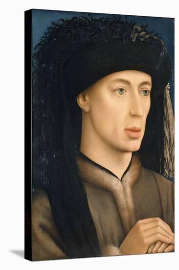 Portrait of a Man, 1430-Rogier van der Weyden-Stretched Canvas