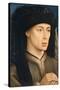 Portrait of a Man, 1430-Rogier van der Weyden-Stretched Canvas