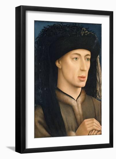 Portrait of a Man, 1430-Rogier van der Weyden-Framed Giclee Print