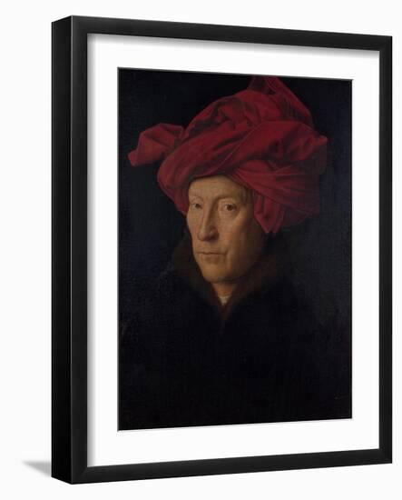 Portrait of a Man, 1433-Jan van Eyck-Framed Giclee Print