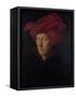 Portrait of a Man, 1433-Jan van Eyck-Framed Stretched Canvas