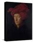 Portrait of a Man, 1433-Jan van Eyck-Stretched Canvas