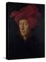 Portrait of a Man, 1433-Jan van Eyck-Stretched Canvas