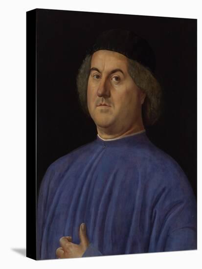 Portrait of a Man, 1497-Alvise Vivarini-Stretched Canvas