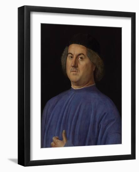 Portrait of a Man, 1497-Alvise Vivarini-Framed Giclee Print