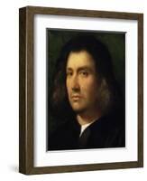 Portrait of a Man, 1506-Giorgione-Framed Giclee Print