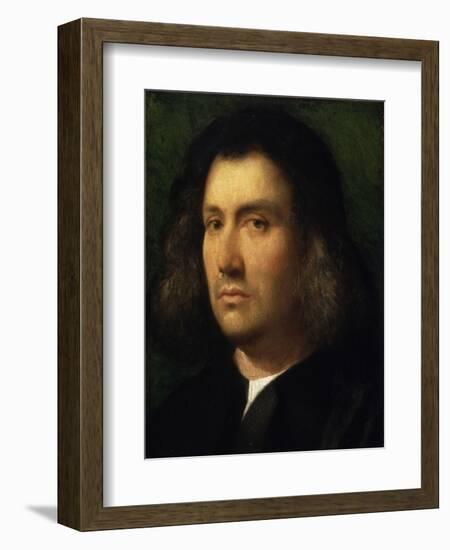 Portrait of a Man, 1506-Giorgione-Framed Giclee Print