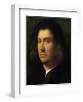 Portrait of a Man, 1506-Giorgione-Framed Giclee Print