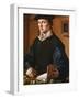 Portrait of a Man, 1529-Maarten Jacobsz van Heemskerck-Framed Giclee Print