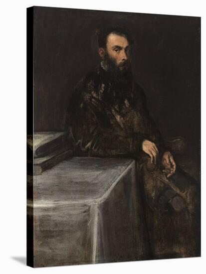 Portrait of a Man, 1560-63-Jacopo Robusti Tintoretto-Stretched Canvas