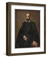 Portrait of a Man, 1570S-El Greco-Framed Giclee Print