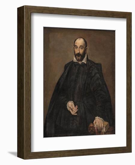 Portrait of a Man, 1570S-El Greco-Framed Giclee Print