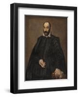 Portrait of a Man, 1570S-El Greco-Framed Giclee Print