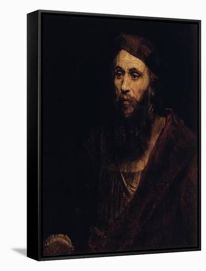 Portrait of a Man, 1661-Rembrandt van Rijn-Framed Stretched Canvas