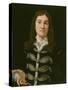Portrait of a Man, 1700-Giovanni Battista Gaulli-Stretched Canvas
