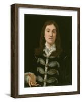 Portrait of a Man, 1700-Giovanni Battista Gaulli-Framed Giclee Print